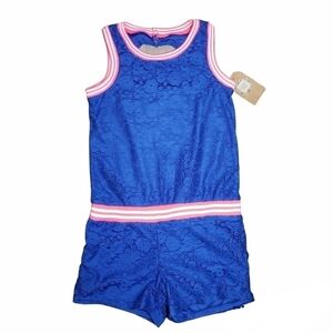 FOREVER ME Sleeveless Romper Blue Size 10/12